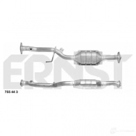 Катализатор ERNST 0A98V N 755443 4007463755443 Toyota Avensis (T220) 1 Седан 1.6 (AT220) 110 л.с. 1997 – 2000