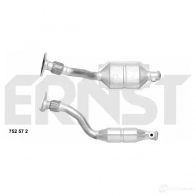 Катализатор ERNST 4007463752572 2H1D P6 Renault Kangoo (KC) 1 Минивэн 1.6 16V 95 л.с. 2001 – 2025 752572