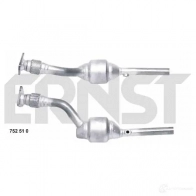 Катализатор ERNST 752510 Renault Laguna (BG) 2 Хэтчбек 1.8 16V (BG0B. BG0M) 120 л.с. 2001 – 2007 HA ZAM 4007463752510