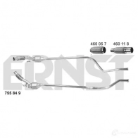 Катализатор ERNST VYT WQQ 755849 4007463755849 Peugeot 307 1 (3E, PF2) Универсал Break 2.0 HDI 90 90 л.с. 2002 – 2009
