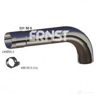 Выхлопная труба глушителя ERNST 331500 Ford Transit 6 (FM) Грузовик 2.0 DI (FE. FF) 100 л.с. 2000 – 2006 4007463331500 G FC30G7