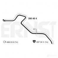 Выхлопная труба глушителя ERNST 4007463390484 390484 EZ RIG 300212