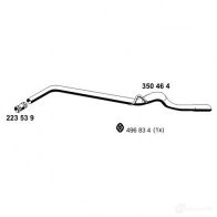 Выхлопная труба глушителя ERNST 300065 4007463350464 PL X5Z7U 350464