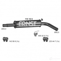 Резонатор ERNST 115100 BW53GY 9 4007463115100 1424239734