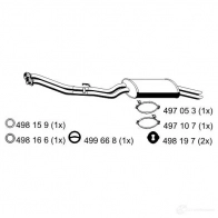 Задний глушитель ERNST 4007463273275 273275 299505 X8TL 9