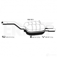 Задний глушитель ERNST X3T TK 1191752985 156165 4007463156165