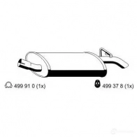 Задний глушитель ERNST 4007463311175 ZMX I2 311175 299662