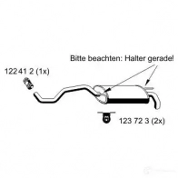 Задний глушитель ERNST 640237 4007463640237 Seat Ibiza (6K1) 2 Хэтчбек 1.0 i 50 л.с. 1996 – 2002 HM17 2