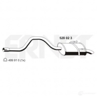 Задний глушитель ERNST 4007463528023 301436 EDS 7R 528023