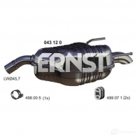 Задний глушитель ERNST 043120 295012 7 PDKA 4007463043120 - Изображение 2