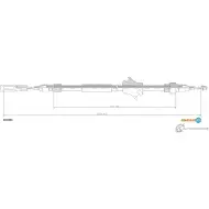 Трос ручника ADRIAUTO 03.0226 Audi 80 (B3) 3 Седан 1.4 65 л.с. 1986 – 1988 92 FFZA