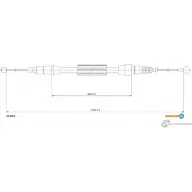 Трос ручника ADRIAUTO Audi A2 (8Z0) 1 Хэтчбек 1.6 Fsi 110 л.с. 2002 – 2005 UFL SYWC 03.0261
