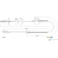 Трос сцепления ADRIAUTO 07.0143J 1436980431 SP 1F4JH