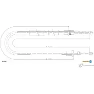 Трос ручника ADRIAUTO 07.0240 1436981713 U65QF 7