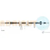 Трос ручника ADRIAUTO DVSL6 OJ Hyundai ix35 10.0280