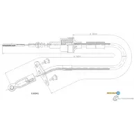 Трос сцепления, длина: 720/305 ADRIAUTO 40ZIKQN UG 7GX 1101241 1436980580