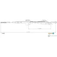 Трос сцепления ADRIAUTO 11.0168 1436980622 TG H65S