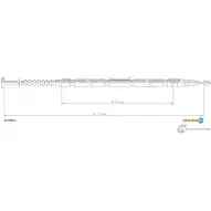 Трос ручника ADRIAUTO Fiat Marea (185) 1 Универсал 2.4 TD 125 125 л.с. 1996 – 1999 O 2VDB7 11.0221.1