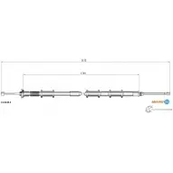 Трос ручника ADRIAUTO 11.0240.2 IZI42 W Fiat Doblo (119, 223) 1 Минивэн 1.9 JTD (223AxE1A) 100 л.с. 2001 – 2025