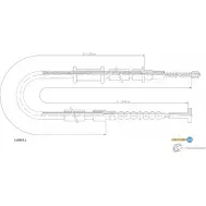 Трос ручника ADRIAUTO 11.0265.1 Fiat Palio (178) 1 Хэтчбек 1.4 Cat 69 л.с. 1996 – 2001 WG 0PY