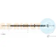 Трос ручника ADRIAUTO A 6FS6R Fiat Panda 11.0266.2