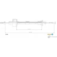 Трос сцепления ADRIAUTO I12T4 VW 13.0140 1436980658