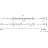 Трос ручника ADRIAUTO Ford Escort 7 (FA, ALL) Кабриолет 1.8 Zetec 16V xR3i 130 л.с. 1995 – 2000 13.0214.1 IA64B E
