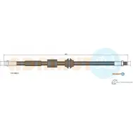 Тормозной шланг ADRIAUTO OEO2 8J 1436978529 13.1243.1