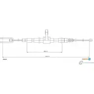 Трос ручника ADRIAUTO 1436981397 19.0224 Z0 POT