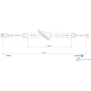 Трос ручника ADRIAUTO VG7Z GV Mercedes Sprinter (906) 2 Фургон 2.1 (4,6T) 414 CDI 143 л.с. 2016 – 2024 27.0218.1