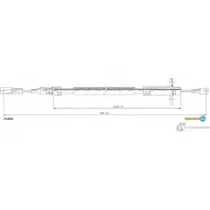 Трос ручника ADRIAUTO 27.0283 KQA 3K 1436982836