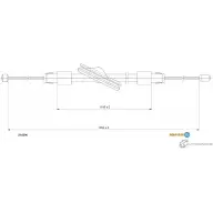 Трос ручника ADRIAUTO 27.0296 Mercedes CLS (C219) 1 Купе 3.0 CLS 280 (2154) 231 л.с. 2008 – 2010 SLNTK 5