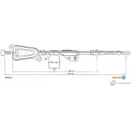 Трос ручника ADRIAUTO 3NRQ8 9 Nissan Almera (N16) 2 Хэтчбек 1.5 90 л.с. 2000 – 2006 28.0221.1