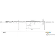 Трос ручника ADRIAUTO Nissan Micra (K10) 1 1982 – 1992 470O6 CH 28.0239