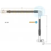 Тормозной шланг ADRIAUTO Nissan Primera (P10) 1 Хэтчбек 2.0 143 л.с. 1990 – 1993 28.1267 XSQ 0U