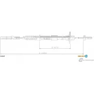 Трос сцепления ADRIAUTO 33.0149 UBD384 W 1436980827