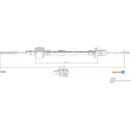 Трос сцепления ADRIAUTO 33.0151 4E7R J4R Opel Corsa (B) 2 Хэтчбек 1.4 i (F08) 60 л.с. 1993 – 2000