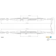 Трос ручника ADRIAUTO 33.0233 L2OW DZ Opel Astra (F) 1 1991 – 1998