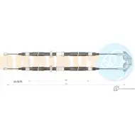 Трос ручника ADRIAUTO 33.0276 LV YYV 1436983134