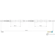 Трос ручника ADRIAUTO 8WSM J Opel Corsa (C) 3 Хэтчбек 1.8 (F08. F68) 125 л.с. 2000 – 2009 33.0290