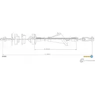 Трос сцепления ADRIAUTO 35.0102 1436980845 6VD2J 5