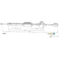 Трос сцепления ADRIAUTO RM E6U52 1436980932 41.0126