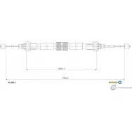 Трос ручника ADRIAUTO Q1 KTM 41.0201.2 1436981725