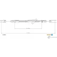 Трос ручника ADRIAUTO CQTI7Z O 1436983559 41.0240.1