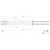 Трос ручника ADRIAUTO 41.0247.1 A0J6 1P Renault Espace