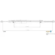 Трос ручника ADRIAUTO 8TID LB 1436983561 41.0268
