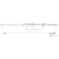 Трос ручника ADRIAUTO BF1 7S6 41.0269 1436983476