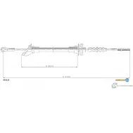Трос сцепления ADRIAUTO 1436981046 45.0112 3V5S LF