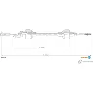 Трос сцепления ADRIAUTO 45.0114 1436981051 LH 413