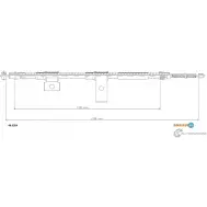 Трос ручника ADRIAUTO 1436983761 FSK YB 48.0204